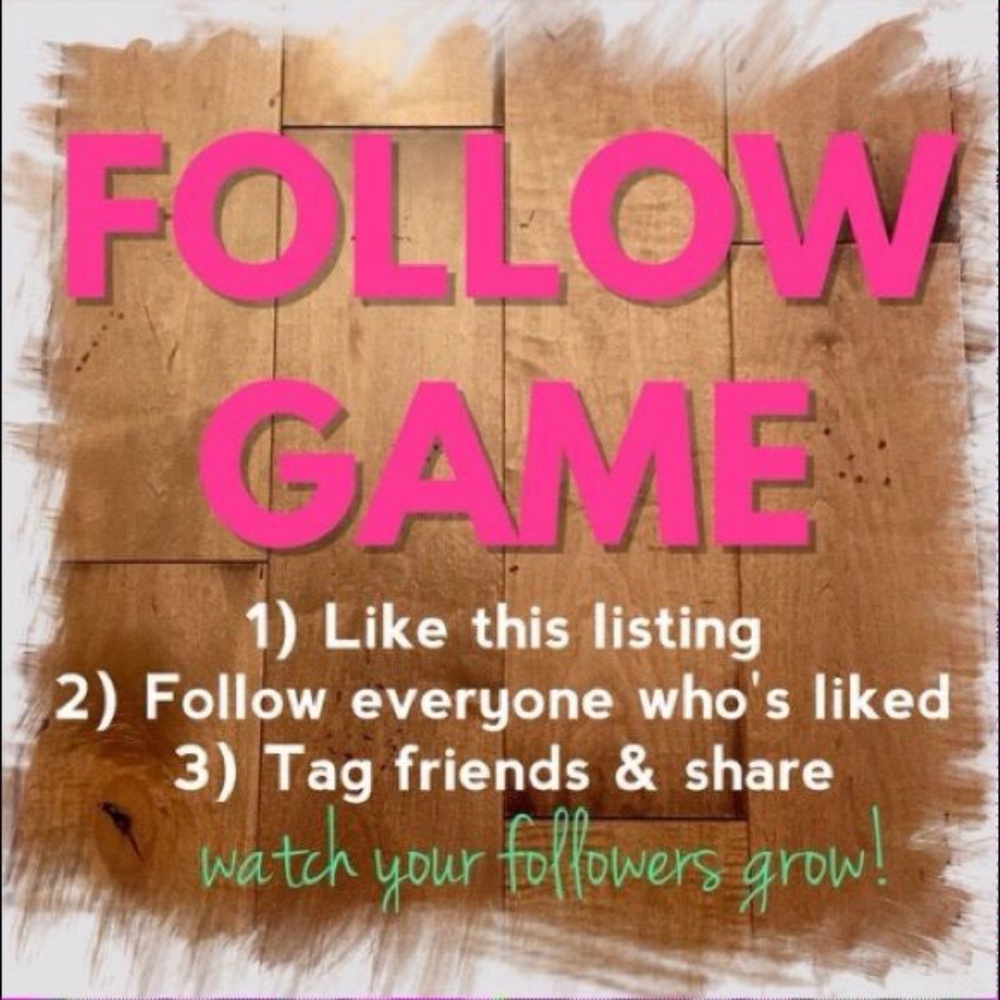 💋 My First Follow Game 💋